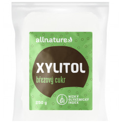 Xylitol alternativní sladidlo 250g, nižší GI / "březový cukr" o 40% méně kalorií