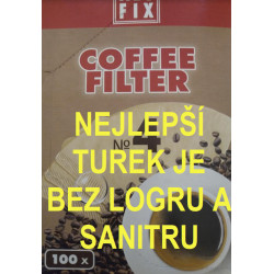 Filtra na filtrování kávy vel. č. 4 / 100ks, nebělené