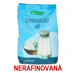 Středomořská sůl nerafinovaná jemná 500g / kvalitní sůl Bio-nebio s.r.o.