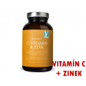 Vitamín C se Zinkem 100 kapslí / doplněk stravy, KYSELE NEUTRÁLNÍ VITAMÍN C, ORGANICKY VÁZANÝ ZINEK