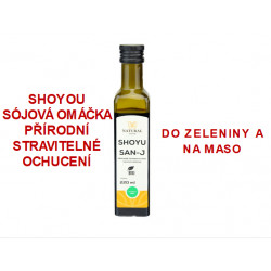 Shoyou SAN - J přírodní sójová omáčka 220 ml / výtečná sójová omáčka BIO