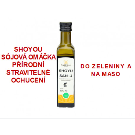 Tamari přírodní sójová omáčka 220 ml / nejkvalitnější sojovka, bez lepku, BIO