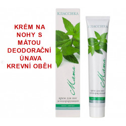 Krém a nohy s mátou 75ml / deodorační, krevní oběh, únava