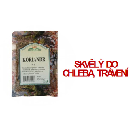 Koriandr mletý 50g / do chleba, na maso,..