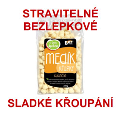 Křupky medové, bez lepku 200g / bezlepkové křupapvé kuličkys medem