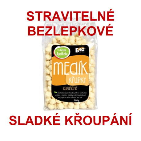 Křupky medové, bez lepku 200g / bezlepkové křupapvé kuličkys medem