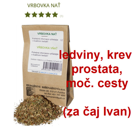 Vrbovka nať (za čaj Ivan) 50g / jukl, moč. cesty, ledviny, detox, prostata, krev